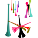 download More Vuvuzelas clipart image with 315 hue color