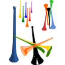 download More Vuvuzelas clipart image with 0 hue color