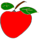 download Manzana clipart image with 0 hue color