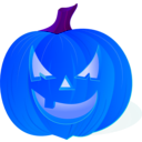 download Pumpkin clipart image with 180 hue color