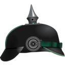 download Pickelhaube clipart image with 135 hue color