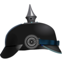 download Pickelhaube clipart image with 180 hue color