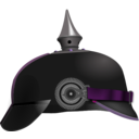 download Pickelhaube clipart image with 270 hue color