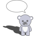 download Cute Teddy Bear clipart image with 225 hue color