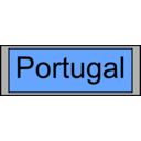 download Digital Display With Portugal Text clipart image with 135 hue color