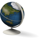 download Globe clipart image with 0 hue color