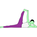 download Anantasana clipart image with 90 hue color
