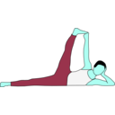 download Anantasana clipart image with 135 hue color