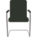 download Desk Chair Black clipart image with 270 hue color