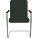 download Desk Chair Black clipart image with 315 hue color