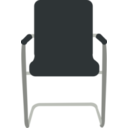 download Desk Chair Black clipart image with 0 hue color