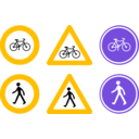 download Traffic Signs clipart image with 45 hue color