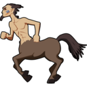 download Centaur clipart image with 0 hue color