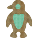 download Toy Penguin clipart image with 180 hue color