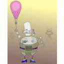 download Roboter clipart image with 225 hue color