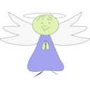 download Flying Angel clipart image with 45 hue color