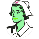 download Nurses Cap clipart image with 90 hue color