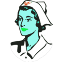 download Nurses Cap clipart image with 135 hue color