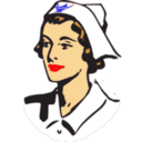 download Nurses Cap clipart image with 0 hue color