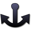 download Anchor clipart image with 0 hue color