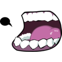 download Dark Mouth clipart image with 315 hue color
