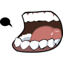 download Dark Mouth clipart image with 0 hue color