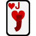 download Jack Of Hearts clipart image with 0 hue color