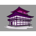 download Kinkakuji clipart image with 270 hue color