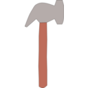 download Hammer 2 clipart image with 0 hue color