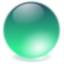 download Blue Cristal Ball clipart image with 315 hue color