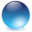 download Blue Cristal Ball clipart image with 0 hue color