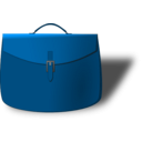 download Leather Briefcase clipart image with 180 hue color