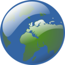 download Earth Globe clipart image with 0 hue color