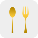 download Spoon And Fork clipart image with 45 hue color