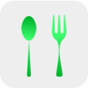 download Spoon And Fork clipart image with 135 hue color
