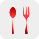 download Spoon And Fork clipart image with 0 hue color