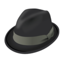 download Trilby Hat clipart image with 90 hue color