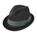 download Trilby Hat clipart image with 180 hue color