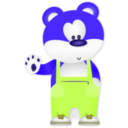 download Bear clipart image with 225 hue color