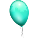 download Balloon Blue Aj clipart image with 315 hue color