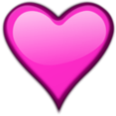 download Heart Gloss 3 clipart image with 315 hue color