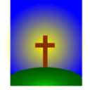 download Cross clipart image with 0 hue color