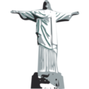 download Christ The Redeemer Statue clipart image with 135 hue color