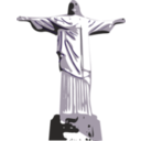 download Christ The Redeemer Statue clipart image with 225 hue color