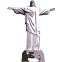 download Christ The Redeemer Statue clipart image with 270 hue color