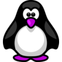 download Little Penguin clipart image with 270 hue color