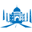 download Taj Mahal clipart image with 0 hue color