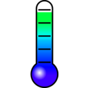 download Thermometer clipart image with 135 hue color