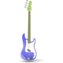 download Bass Guitar A J Ashton clipart image with 45 hue color