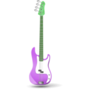 download Bass Guitar A J Ashton clipart image with 90 hue color